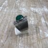 bague chevaliere agate verte argent 925 isle sur la sorgue