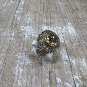 bague citrine baroque briolette argent 925 isle sur la sorgue